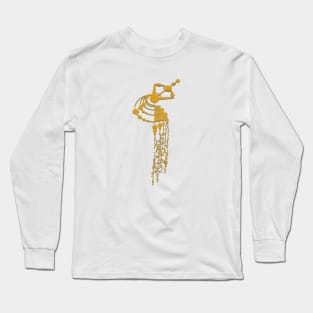 Crop Circle 19 In Gold Long Sleeve T-Shirt